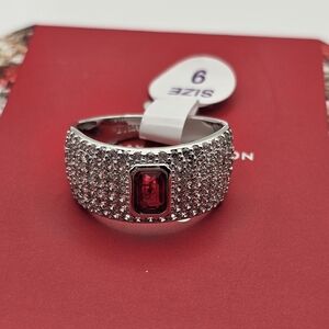 NEW Bomb Party July Birthday Ruby Ring Modern Moments Size 9